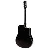 Elektroakustická kytara dreadnought pro leváky Richwood Artist RD-12LCEBK - 2