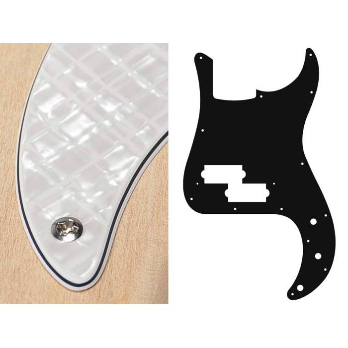 Pickguardy: Boston PB-415-PWW Pickguard Puncher bass Pickguard Puncher bass Boston PB-415-PWW