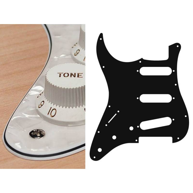 Pickguard Stallion SSS Boston SL-413-PW - 1