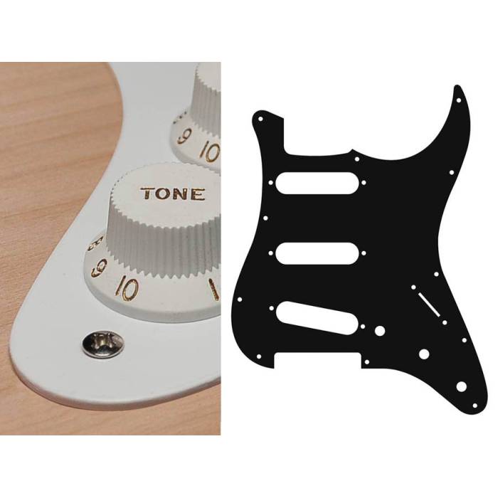 Pickguard Stallion SSS Boston ST-113-W