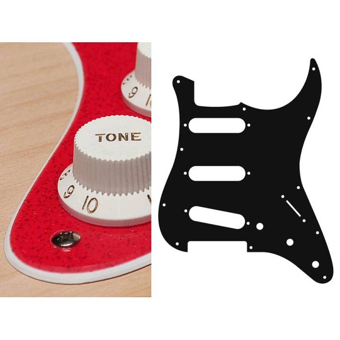 Pickguardy: Boston ST-213-SRD Pickguard Stallion SSS Pickguard Stallion SSS Boston ST-213-SRD