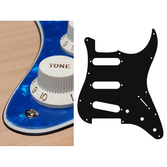 Pickguardy: Boston ST-313-PBU Pickguard Stallion SSS Pickguard Stallion SSS Boston ST-313-PBU