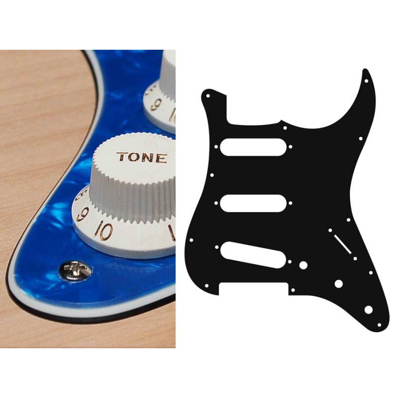 Pickguard Stallion SSS Boston ST-313-PBU - 1