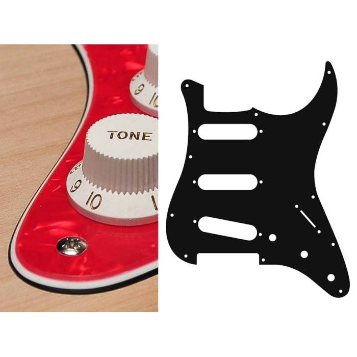 Pickguardy: Boston ST-313-PR Pickguard Stallion SSS Pickguard Stallion SSS Boston ST-313-PR