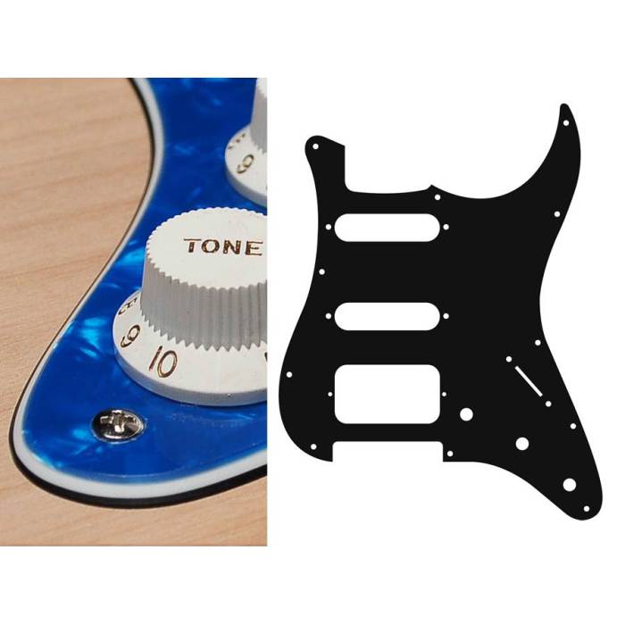 Pickguardy: Boston ST-323-PBU Pickguard Stallion SSH Pickguard Stallion SSH Boston ST-323-PBU
