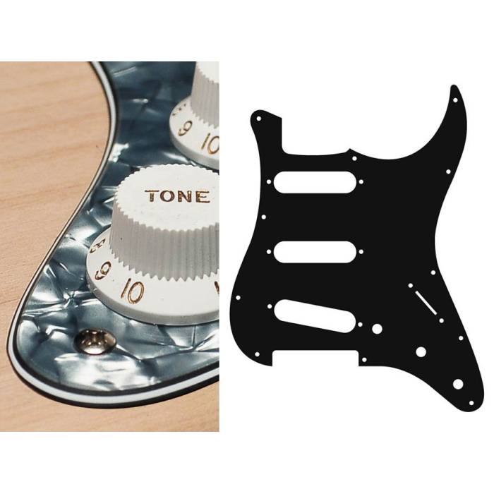 Pickguardy: Boston ST-413-PB Pickguard Stallion SSS Pickguard Stallion SSS Boston ST-413-PB