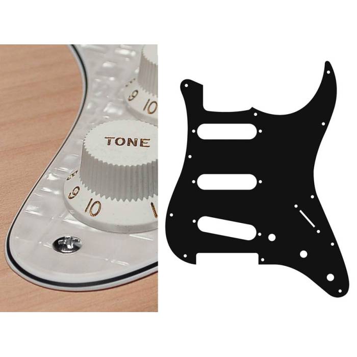 Pickguardy: Boston ST-413-PWW Pickguard Stallion SSS Pickguard Stallion SSS Boston ST-413-PWW