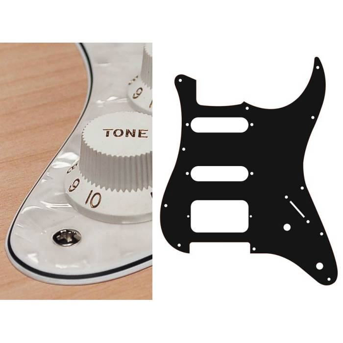 Pickguardy: Boston ST-422-PW Pickguard Stallion SSH Pickguard Stallion SSH Boston ST-422-PW