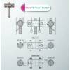 Kobylka na elektrickou kytaru Gotoh BS-TC1S - 3