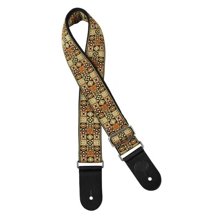Kytarové popruhy a pásy: Gaucho Traditional GST-186-GD Popruh na kytaru Popruh na kytaru Gaucho Traditional GST-186-GD