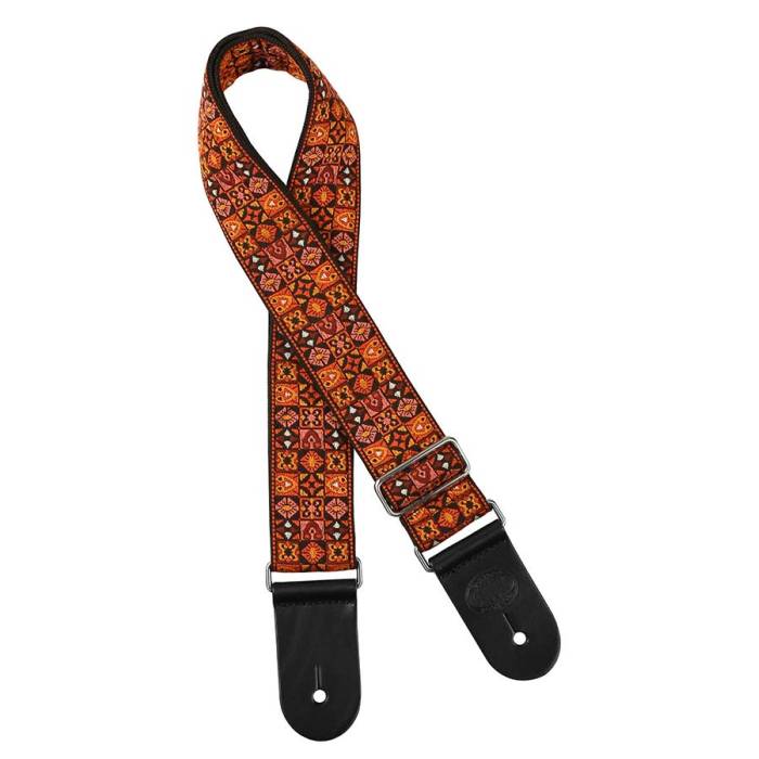Kytarové popruhy a pásy: Gaucho Traditional GST-186-OR Popruh na kytaru Popruh na kytaru Gaucho Traditional GST-186-OR