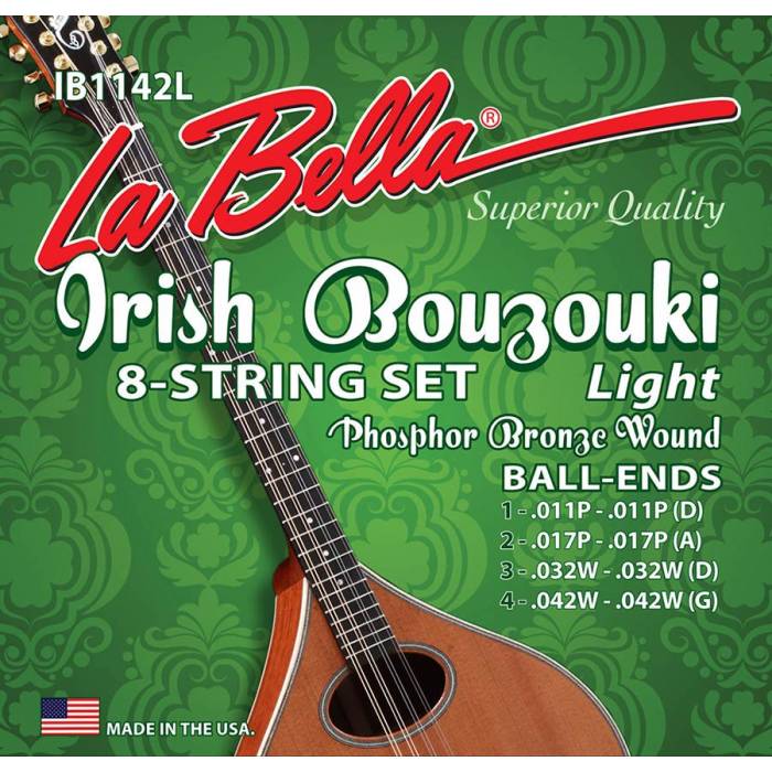 Různé struny: LaBella Acoustic Folk IB1142L Struny irské buzuki Struny irské buzuki LaBella Acoustic Folk IB1142L