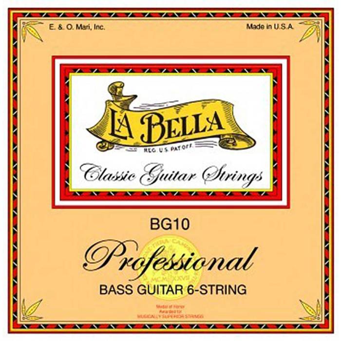 Různé struny: LaBella Multi-Size Guitars L-BG10 Struny na baskytaru 6 Struny na baskytaru 6 LaBella Multi-Size Guitars L-BG10