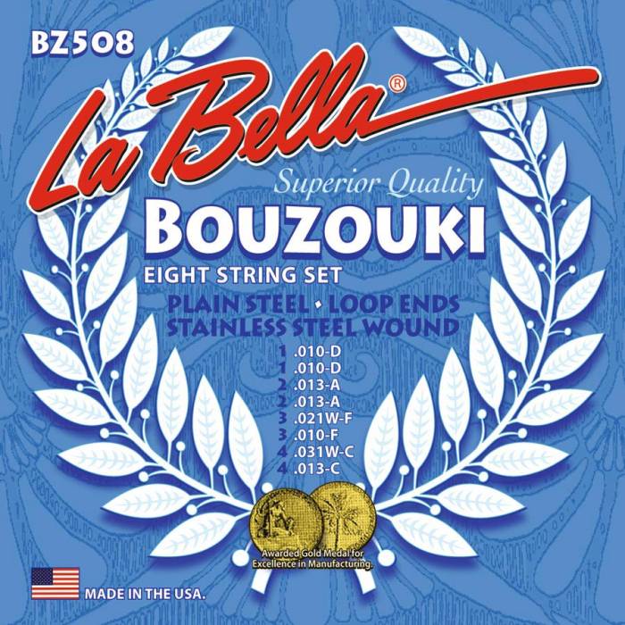 Struny buzuki LaBella World Folk L-BZ508