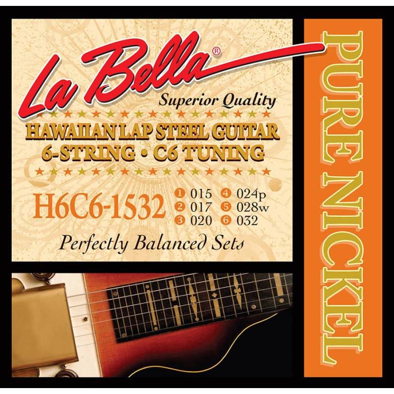 Struny na kytaru LaBella Lap Steel Guitar L-H6C61532 - 1