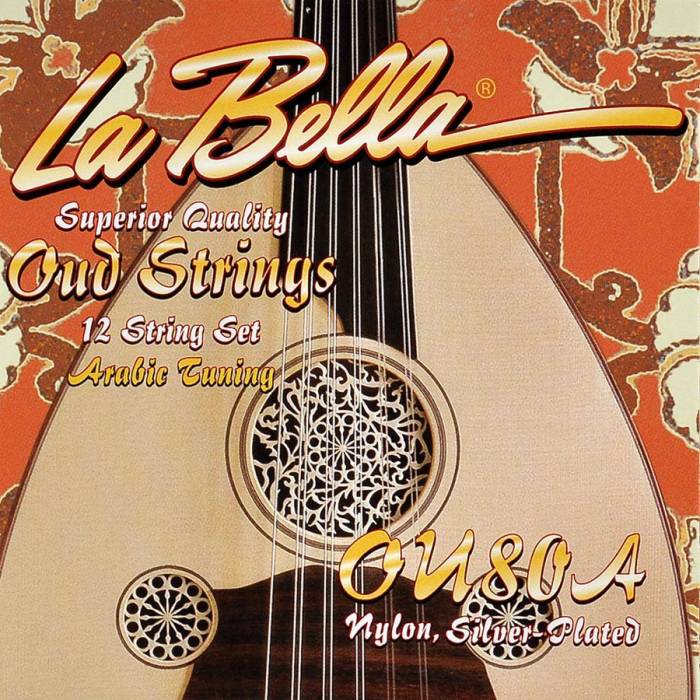 Různé struny: LaBella World Folk L-OU80A Struny na oud arabské ladění Struny na oud arabské ladění LaBella World Folk L-OU80A