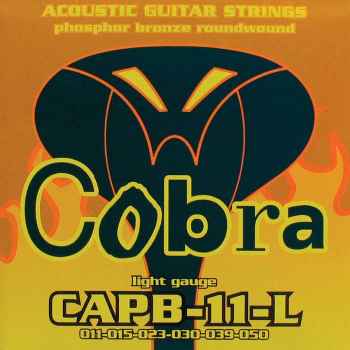 Struny na akustické kytary: Cobra CAPB-11-L Struny na akustickou kytaru Struny na akustickou kytaru Cobra CAPB-11-L