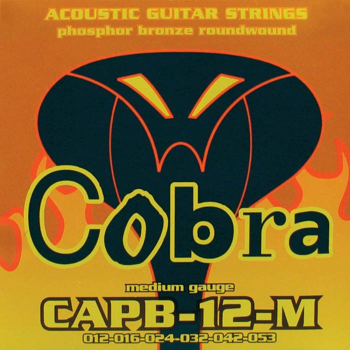 Struny na akustické kytary: Cobra CAPB-12-M Struny na akustickou kytaru Struny na akustickou kytaru Cobra CAPB-12-M