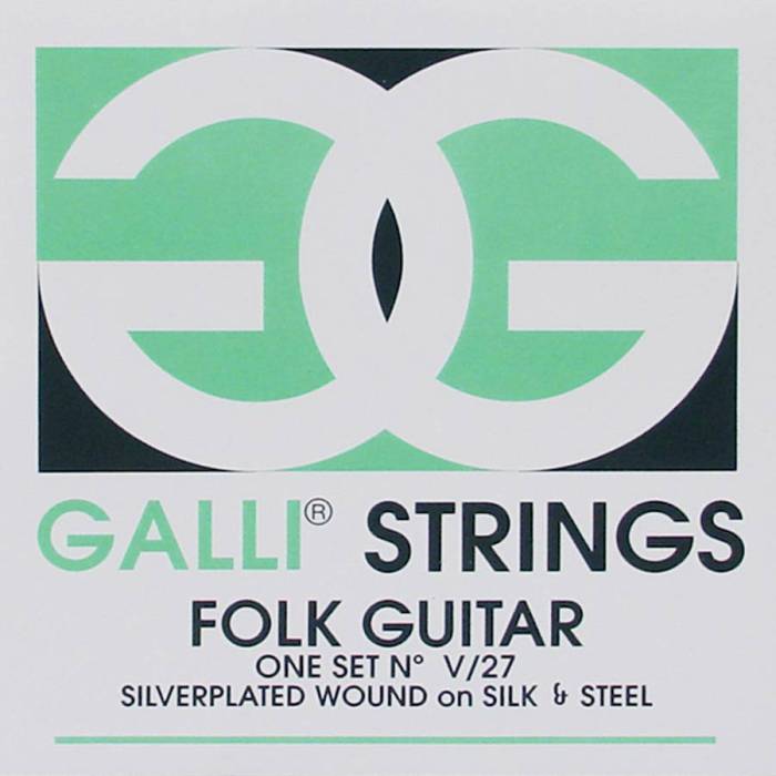 Struny na akustické kytary: Galli Folk Guitar V-27 Struny na akustickou kytaru Struny na akustickou kytaru Galli Folk Guitar V-27