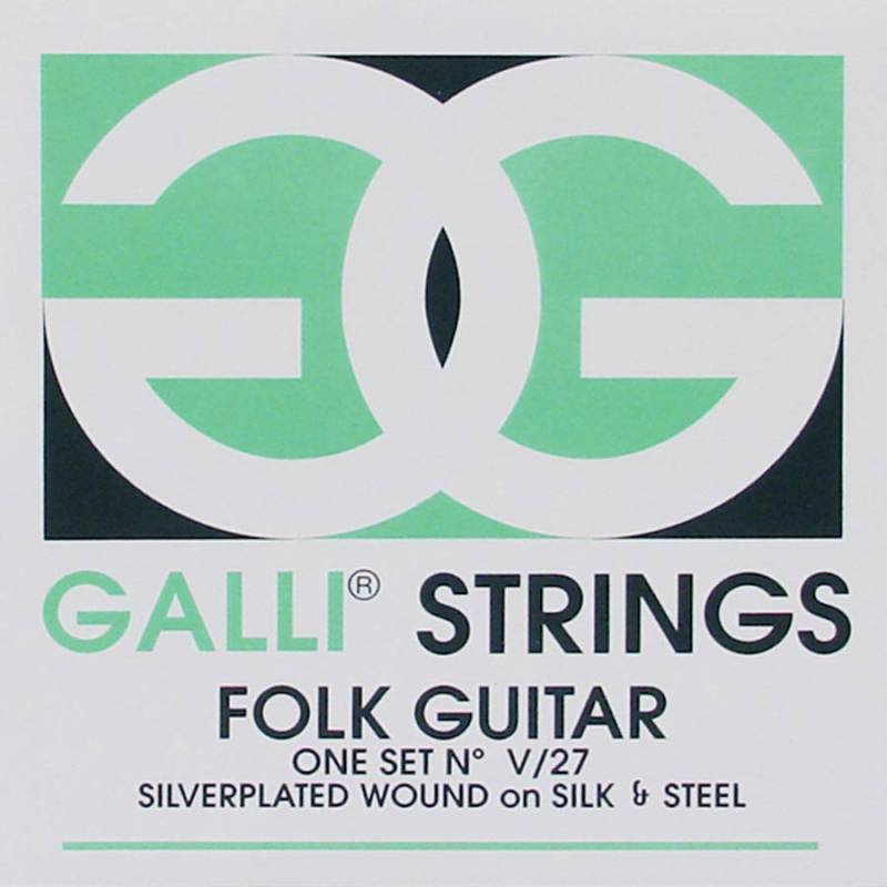 Struny na akustickou kytaru Galli Folk Guitar V-27 - 1