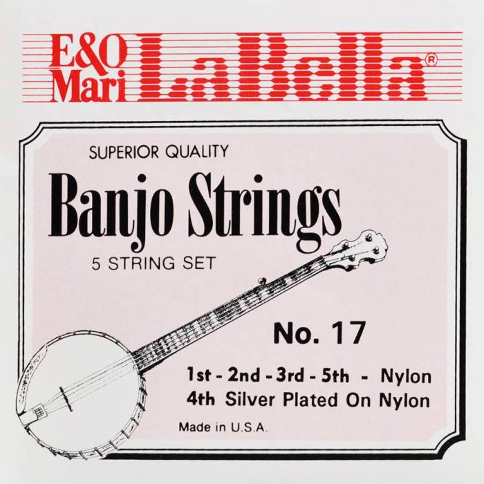 Struny na banjo: LaBella Acoustic Folk L-17 Struny na klasické/minstrel banjo Struny na klasické/minstrel banjo LaBella Acoustic Folk L-17