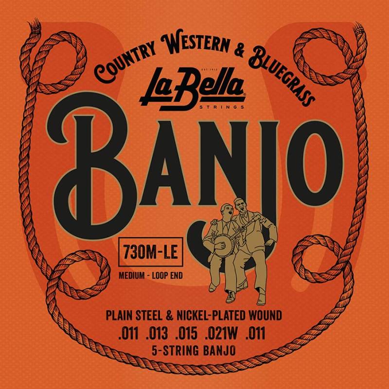 Struny na 5-strunné banjo LaBella Acoustic Folk L-730M - 1
