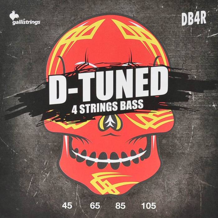 Struny na baskytary: Galli D-Tuned DB-4R Struny na baskytaru Struny na baskytaru Galli D-Tuned DB-4R