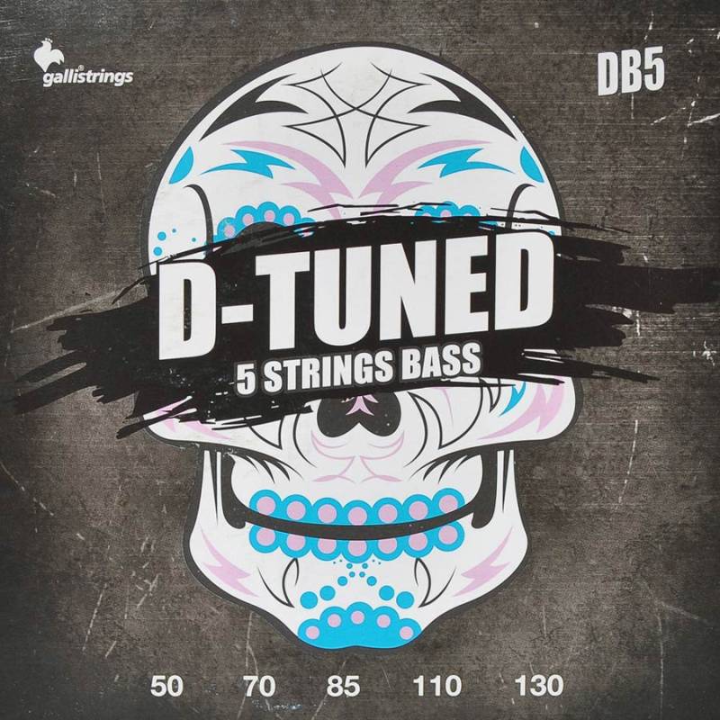 Struny na elektrickou 5-strunnou baskytaru Galli D-Tuned DB-5 - 1