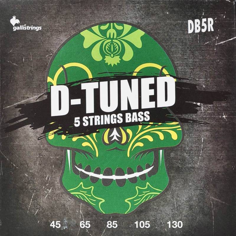 Struny na elektrickou 5-strunnou baskytaru Galli D-Tuned DB-5R - 1