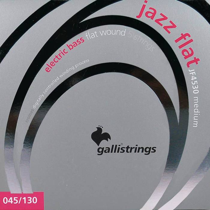 Struny na baskytary: Galli Jazz Flat JF-4530 Struny na 5-strunnou baskytaru Struny na 5-strunnou baskytaru Galli Jazz Flat JF-4530