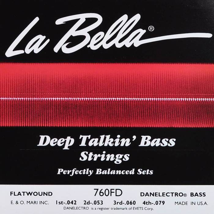 Struny na baskytary: LaBella Deep Talkin' Bass L-760FD Struny na baskytaru Struny na baskytaru LaBella Deep Talkin' Bass L-760FD