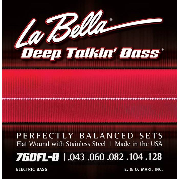 Struny na baskytary: La Bella Deep Talkin' Bass L-760FLB Struny na elektrickou baskytaru Struny na elektrickou baskytaru La Bella Deep Talkin' Bass L-760FLB
