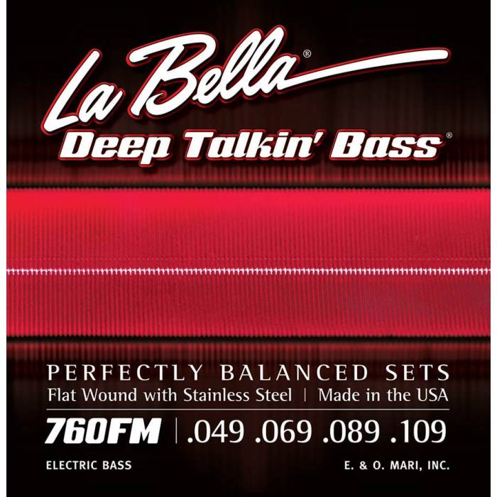 Struny na baskytary: LaBella Deep Talkin' Bass L-760FM Struny na elektrickou baskytaru Struny na elektrickou baskytaru LaBella Deep Talkin' Bass L-760FM