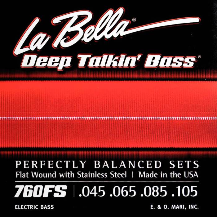 Struny na baskytary: LaBella Deep Talkin' Bass L-760FS Struny na baskytaru Struny na baskytaru LaBella Deep Talkin' Bass L-760FS