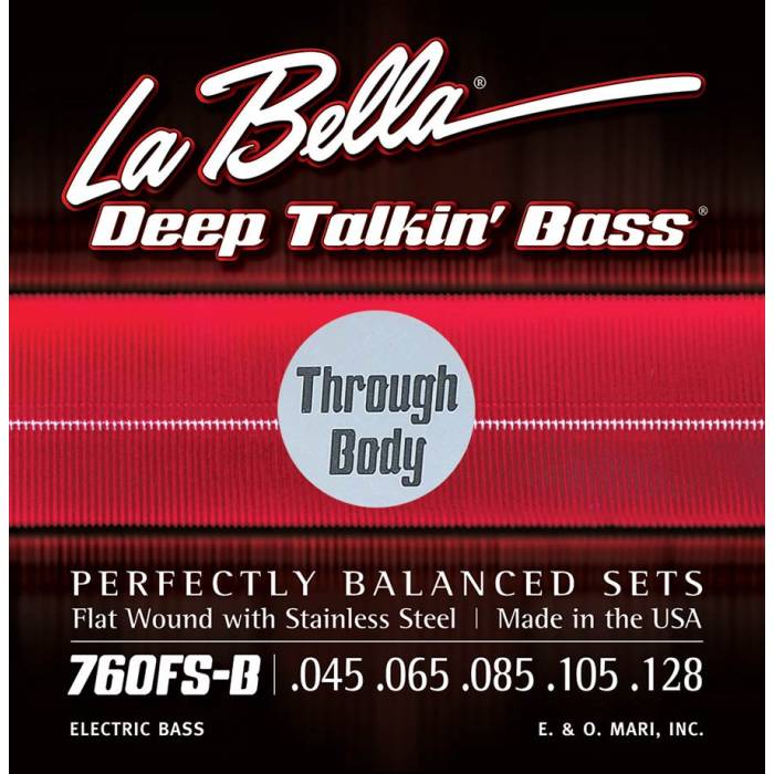Struny na baskytary: LaBella Deep Talkin' Bass L-760FS-BTB Struny na elektrickou 5-strunnou baskytaru Struny na elektrickou 5-strunnou baskytaru LaBella Deep Talkin' Bass L-760FS-BTB