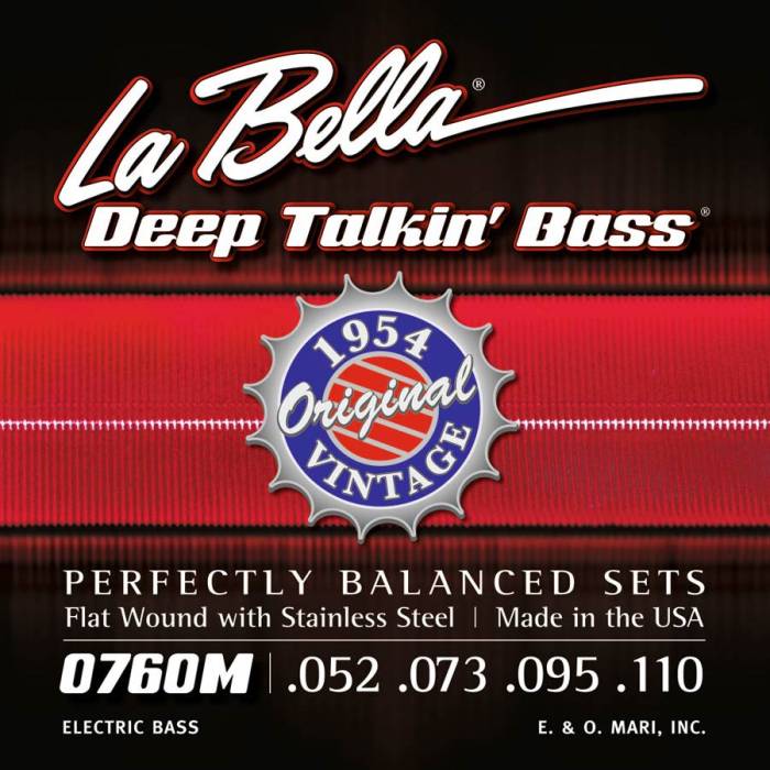 Struny na baskytary: LaBella Deep Talkin' Bass L-760M Struny na baskytaru Struny na baskytaru LaBella Deep Talkin' Bass L-760M