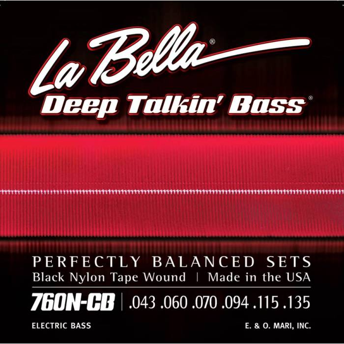 Struny na baskytary: LaBella Deep Talkin' Bass L-760N-CB Struny na elektrickou kytaru Struny na elektrickou kytaru LaBella Deep Talkin' Bass L-760N-CB