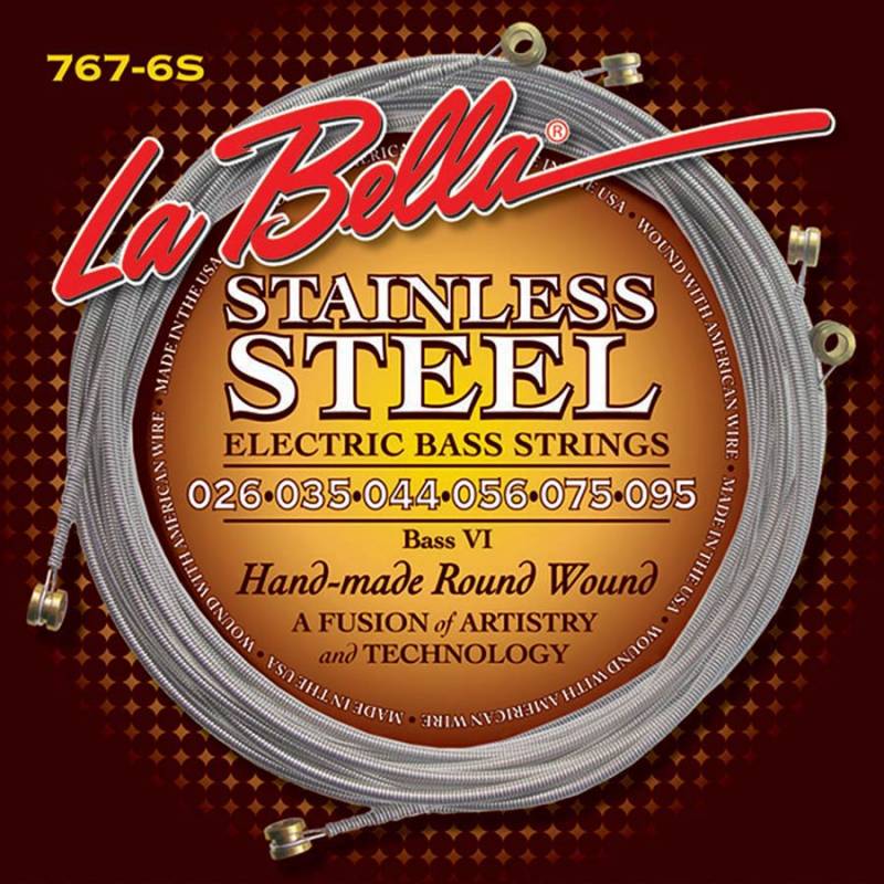 Struny na elektrickou baskytaru VI LaBella Deep Talkin' Bass L-767-6S - 1