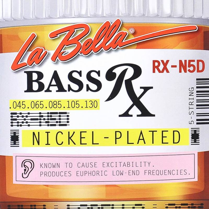 Struny na elektrickou 5-strunnou baskytaru LaBella RX L-RX-N5D - 1
