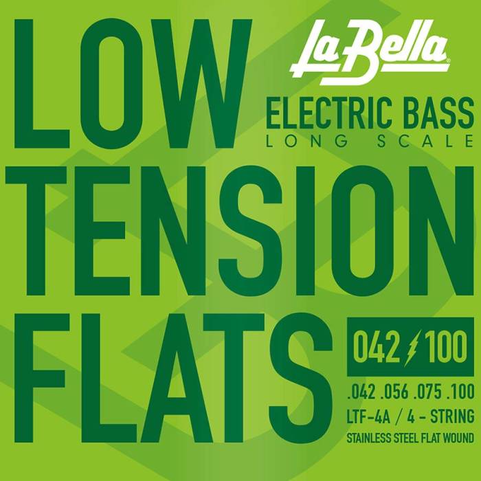 Struny na baskytary: LaBella Low Tension Flexible Flats LTF4A Struny na baskytaru Struny na baskytaru LaBella Low Tension Flexible Flats LTF4A